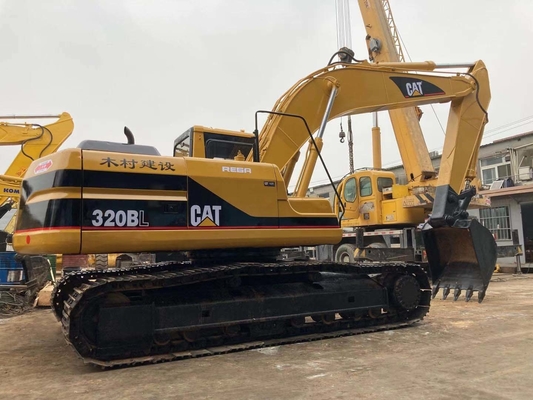 Χρησιμοποιημένοι εκσκαφείς ΓΑΤΏΝ του Caterpillar 320B με τον κάδο 1.0M3