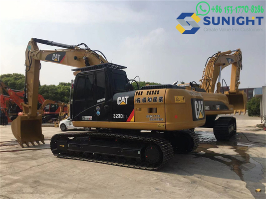 23 τόνων Μεσαίου μεγέθους εκσκαφέας Caterpillar CAT 323D 323D2L Χρησιμοποιημένες εκσκαφές