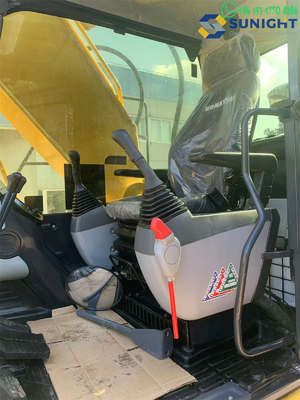 Χρησιμοποιημένη μηχανή εκσκαφής Komatsu PC220-7 22ton Ιαπωνική αρχική Crawler πολυλειτουργική εκσκαφέας