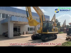 PC200-8 Χρησιμοποιούμενος εξορυκτής Komatsu Original